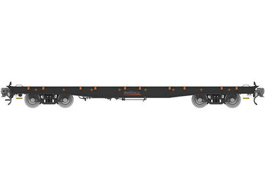 Lichtgewicht Flatbed Zware Lading 88m van de Spoorauto Minimumkrommestraal
