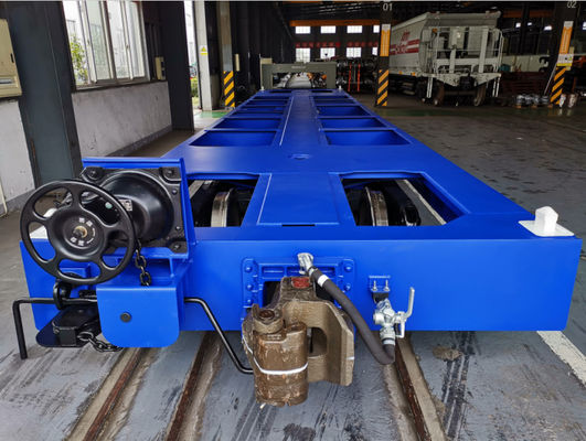 Vlakke Auto 120 kw/h Max Operating Speed Standard van de spoorwegcontainer