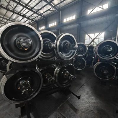 840 mm spoorwegwielset voor wagons 22.9T/25T Asbelastwagonwielset