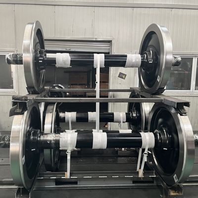 1000 mm spoorwegwielstel voor wagons 22.9T asbelastingswagonwielstel