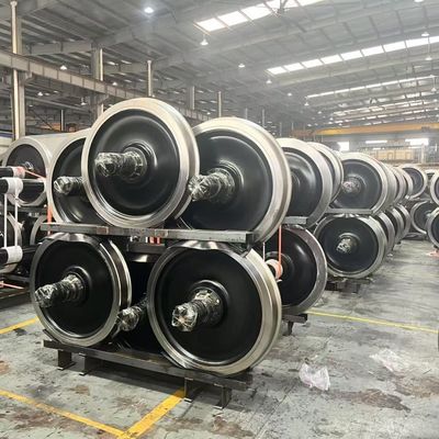 1000 mm spoorwegwielstel voor wagons 22.9T asbelastingswagonwielstel