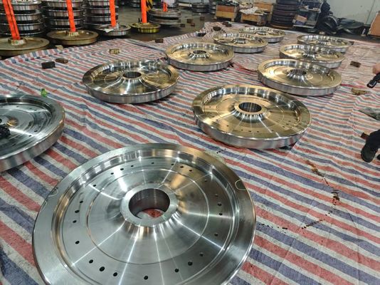 ER9 Materiaal 1250 mm Lokomotiefwielen EN/AAR Standaard Aanpassen