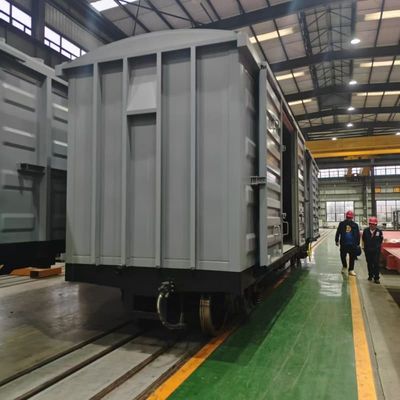 Rail Cargo Wagon Freight Wagon Railway Covered Wagon