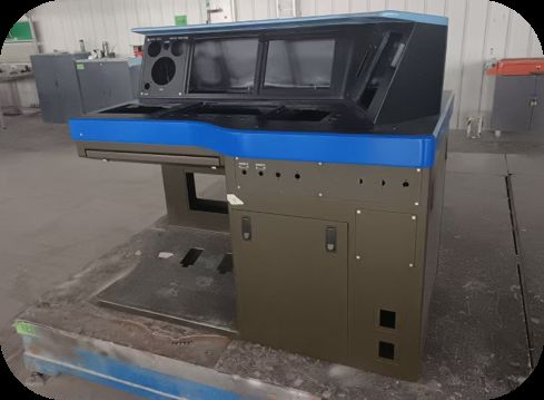 Efficiënte rangeerlocomotiefbestuurders controlekamer