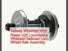 Spoorwegwielsets met vermogen U20 Locomotiefwielsets Spoorwegwielsets Loco Wielsachs Assembly